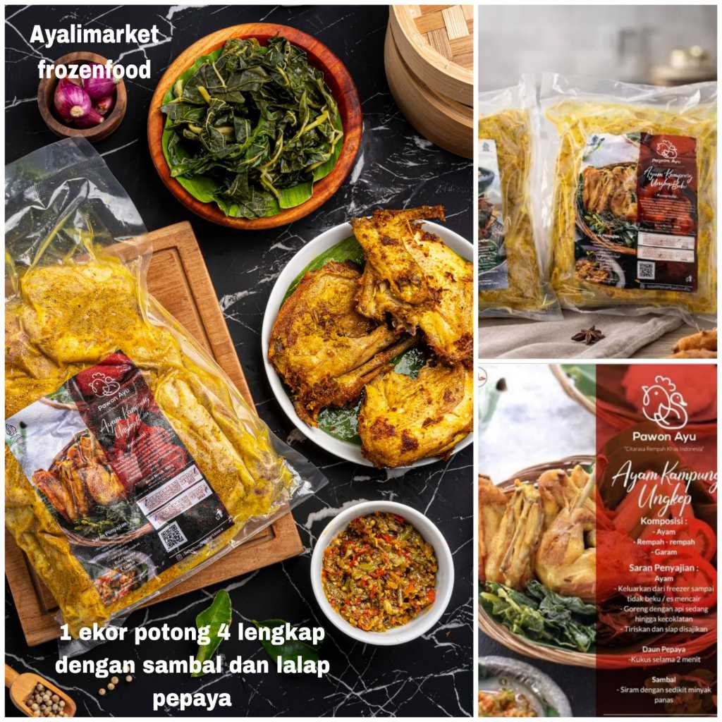 Ayam kampung ungkep pawon ayu kertasura empuk/Pawon Ayu ayam kampung ungkep empuk