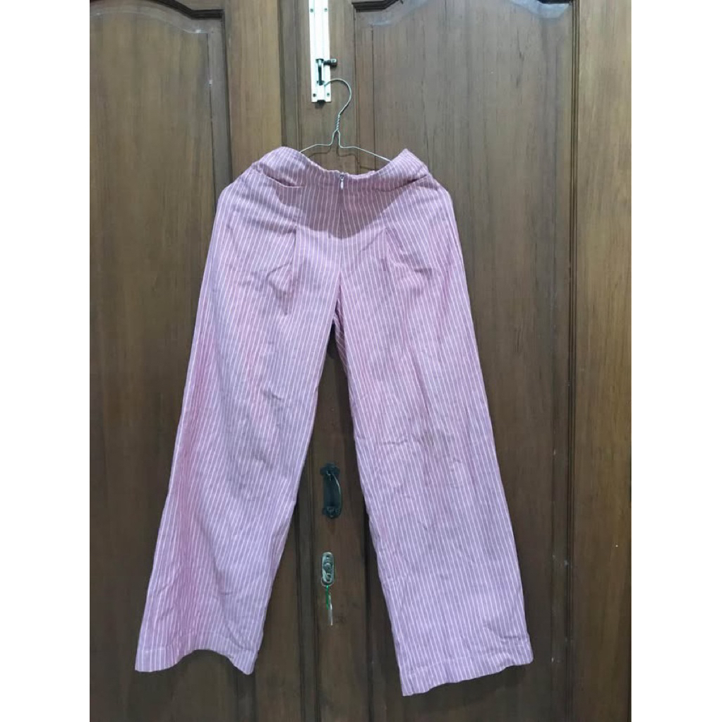 wispie city pants pink size s preloved