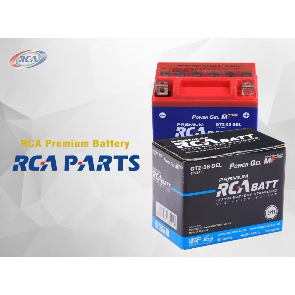 AKI MOTOR  GEL RCA BATT PREMIUM  GTZ7S supra,beat,kirana,scoopy,megapro,revo dll
