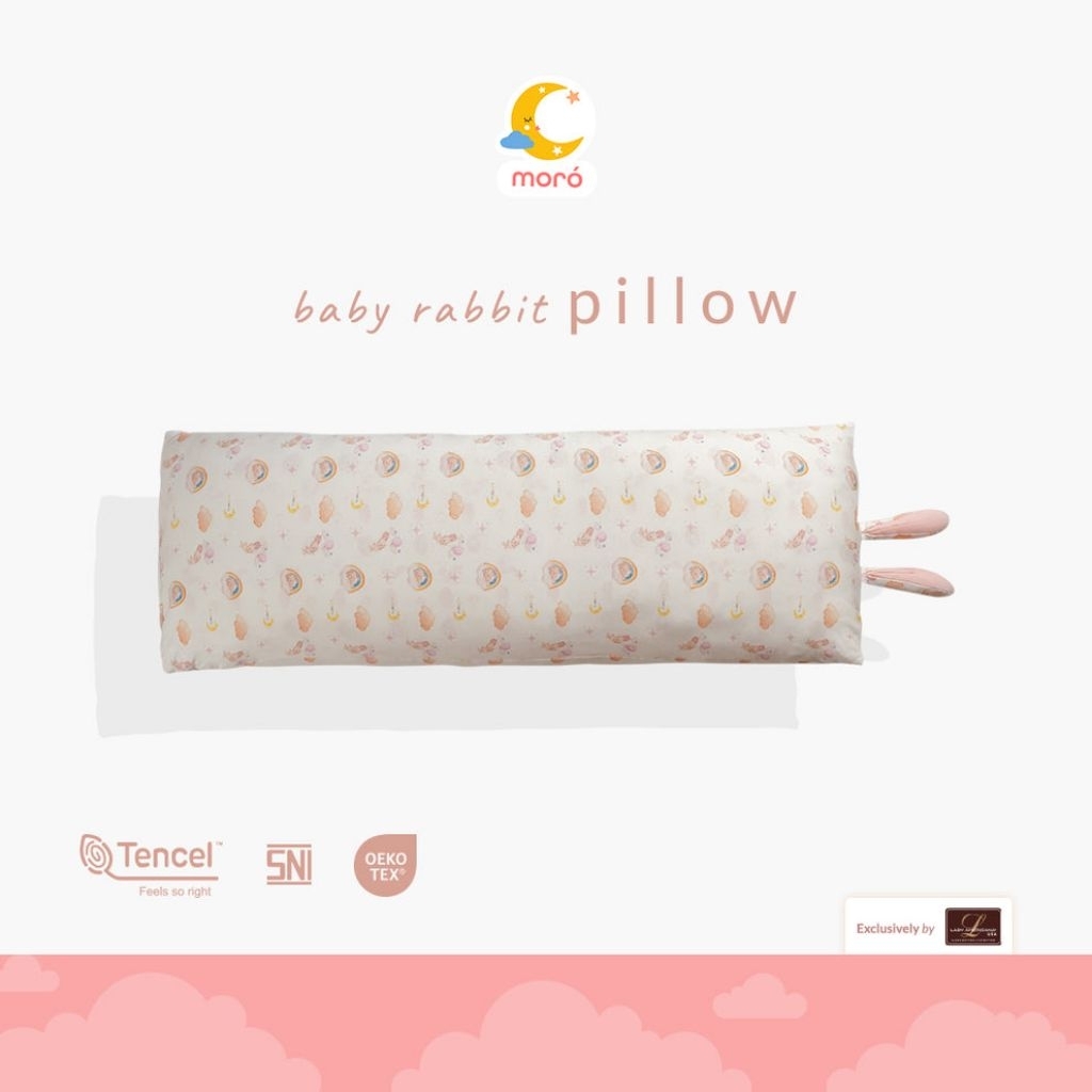 Moro Pillow Extra Large Rabbit - Bantal Jumbo Anak