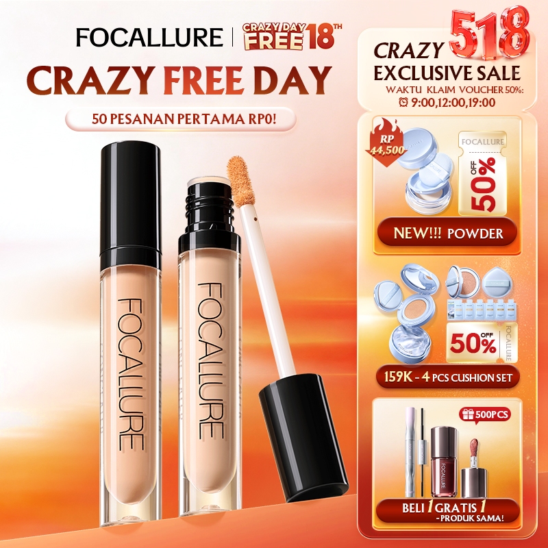 FOCALLURE Full Coverage Concealer Liquid concealer