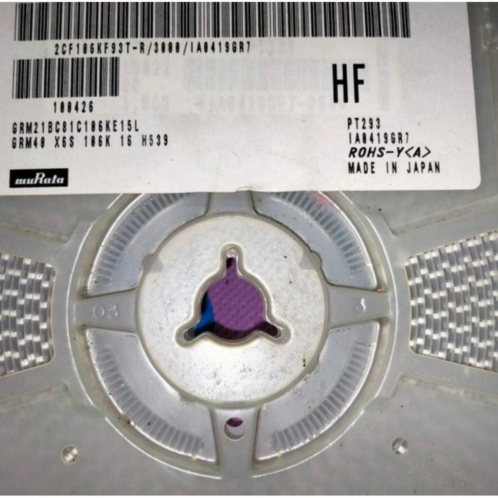 Dijual Capasitor SMD 10UF 16V 0805 1RELL