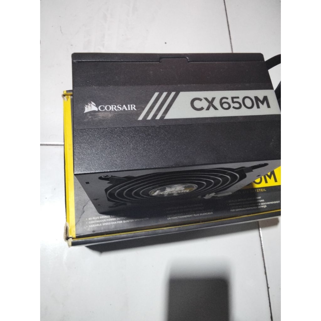 psu Corsair cx650m semi modular 80+ bronze