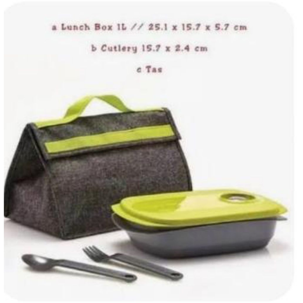 byo tupperware / paket tempat makan set tupperware