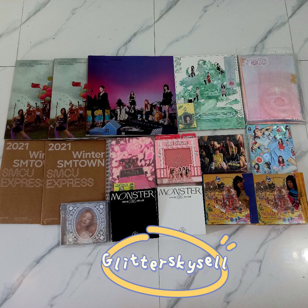 [UBAH KE JNE/POS][Ready] Album Only Official Red Velvet Solo member IRENE SEULGI WENDY JOY YERI Quee