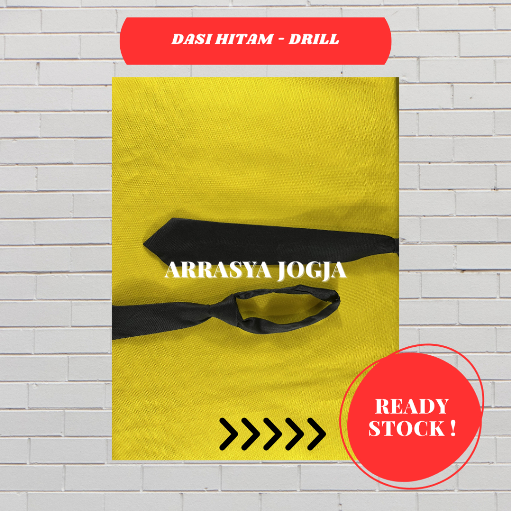 [INSTAN] Dasi Hitam Drill | Dasi Hitam Ospek | Dasi Hitam Sekolah | Dasi Hitam Kantor