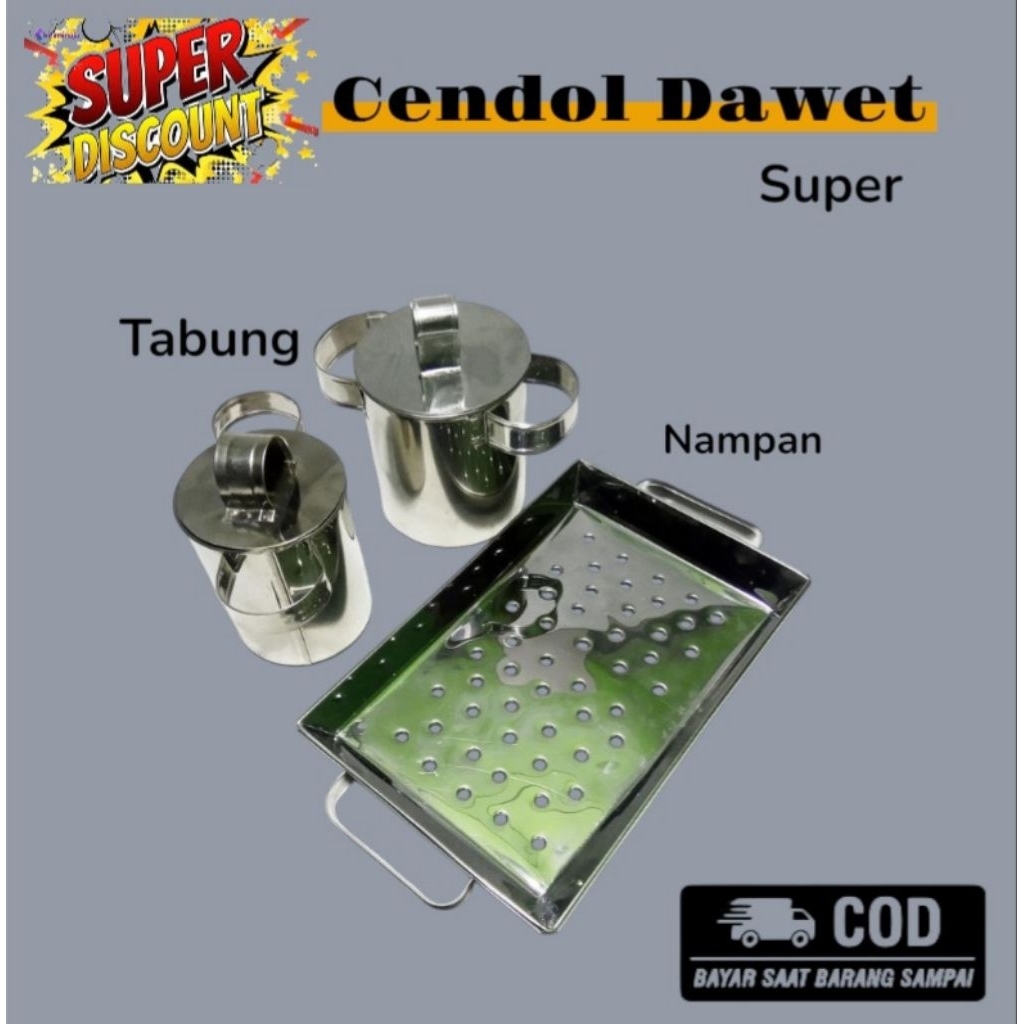 Cetakan cendol stainless steel anti karat tahan lama/Cetakan cendol/Alat cetak dawet