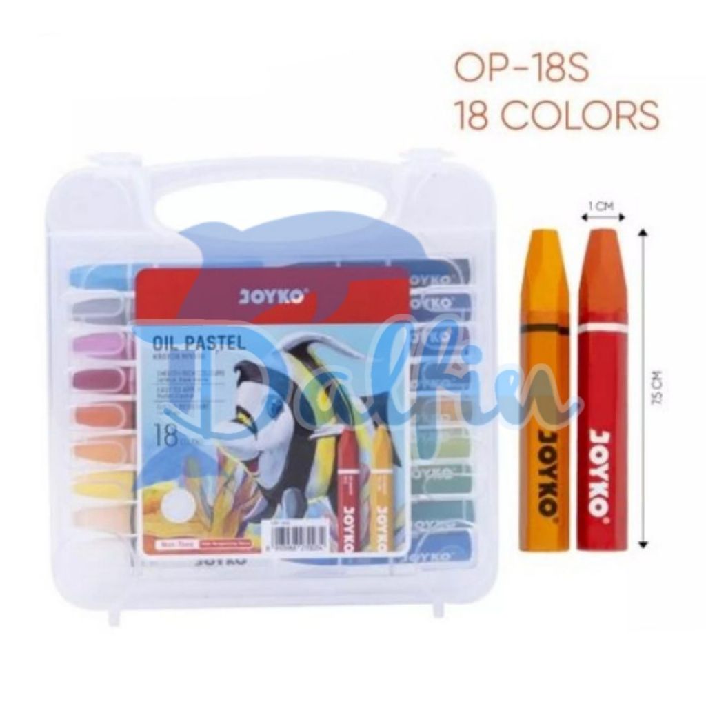 Oil Pastel Joyko 18 Warna
