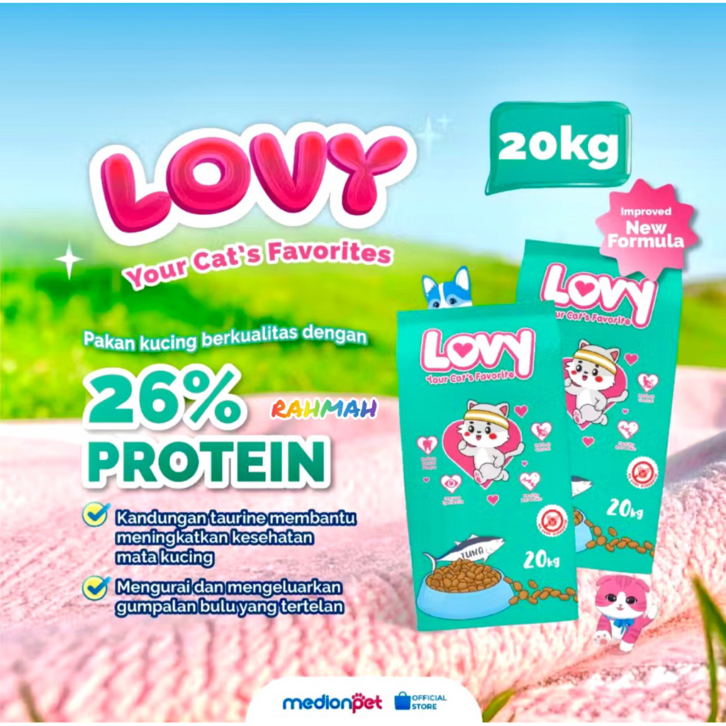 lovy cat food 1 sak 20 kg