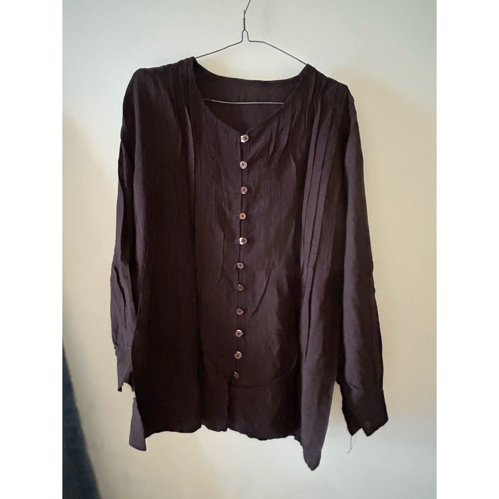 Preloved blouse coklat