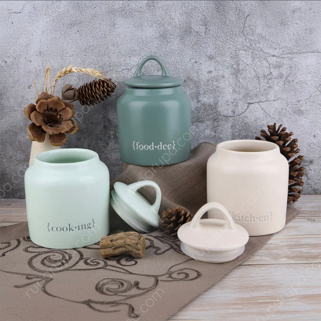 INFORMA DANNIS CANISTER SET OF 3 650ML ASSORTED // INFORMA CANISTER