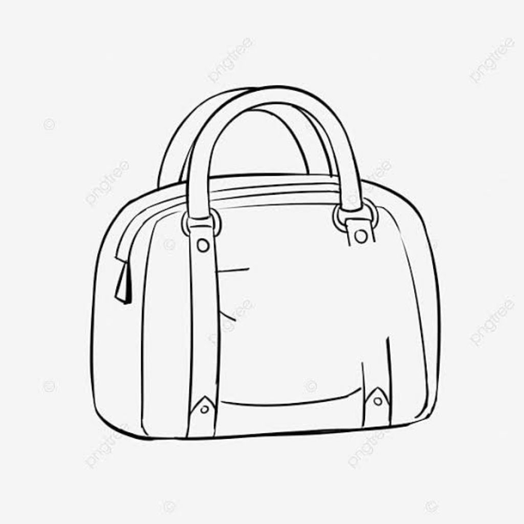 TAS HANDLE TOTE WANITA - T SQUARE 23126 WITH DOUBLE BOX MAGNET