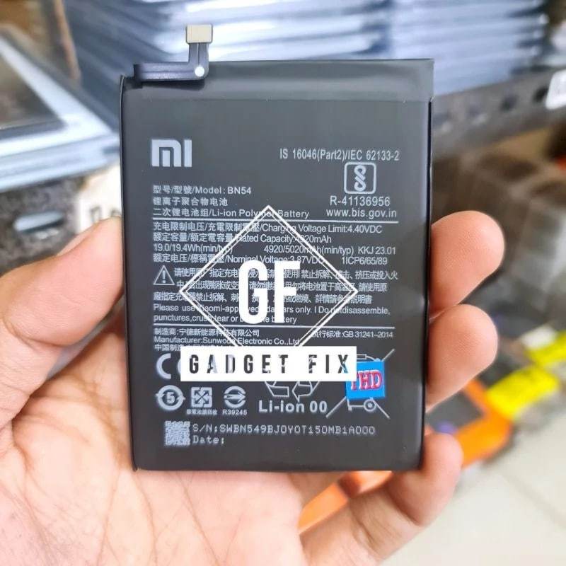 Batre Baterai BN54 HP Xiaomi Redmi 10X 4G Battery Batrei Tanam
