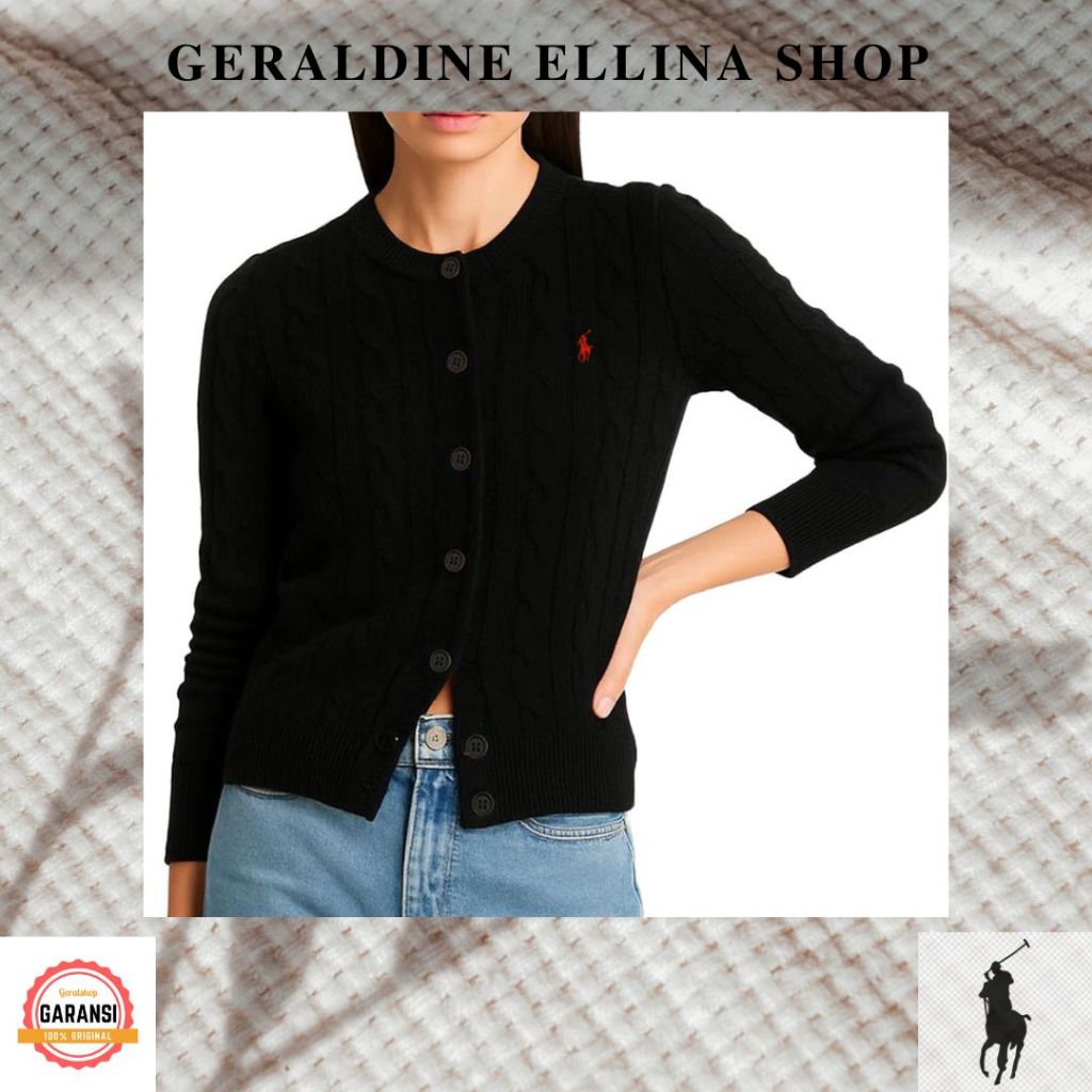 Baju Knit cardigan wanita POLO 100% original store