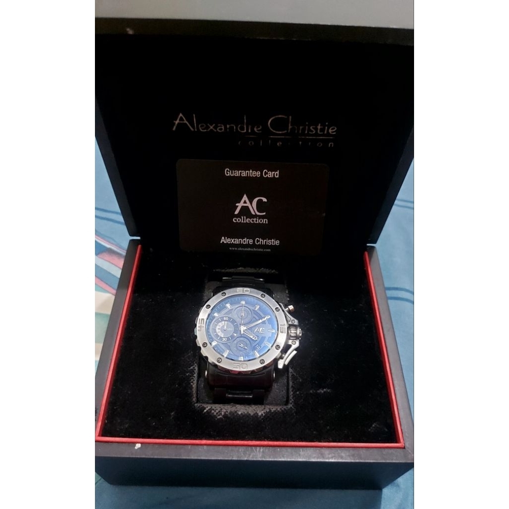 PRELOVED  JAM TANGAN COWOK "AC COLLECTION" ORI