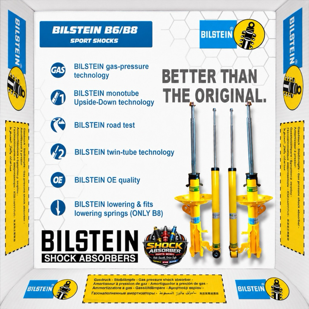 SHOCKBREAKER DEPAN BELAKANG HONDA CITY GM2 Tahun 2008-2013 BILSTEIN B6 ORIGINAL