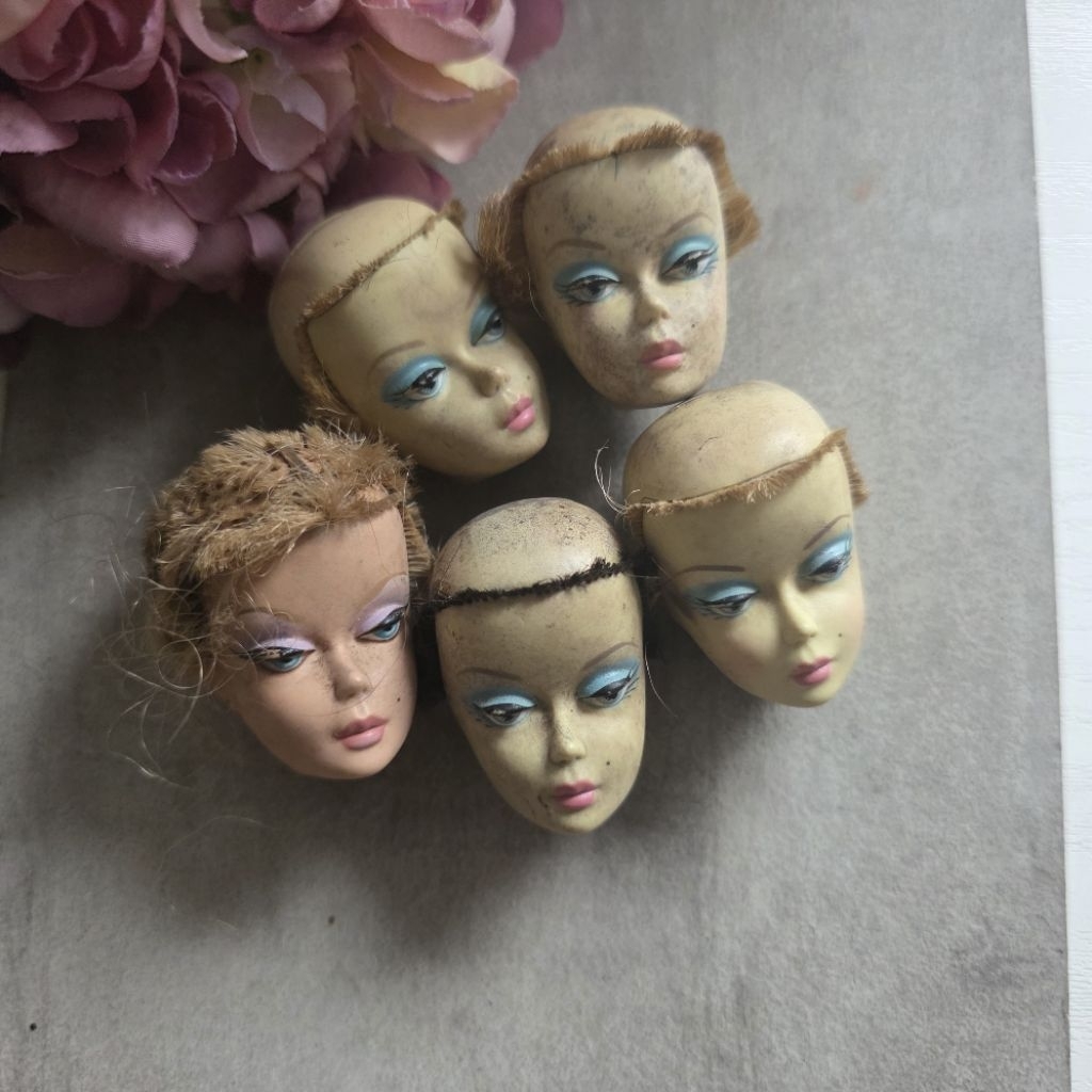 Kepala Barbie Silkstone Mattel  pink lips all varian