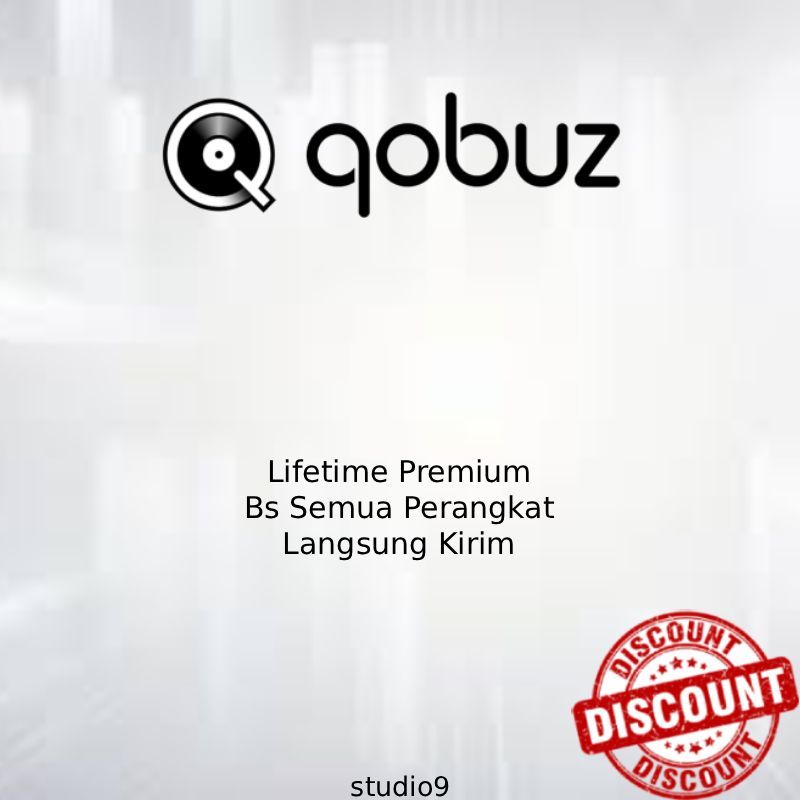 LIFETIME QOBUZ PREMIUM FULL GARANSI
