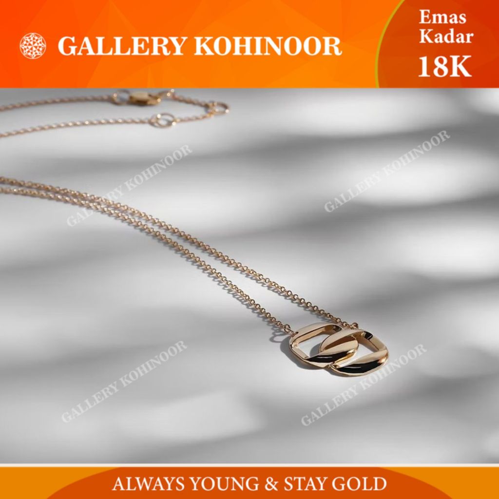 GALLERY KOHINOOR Kalung Signature 18k