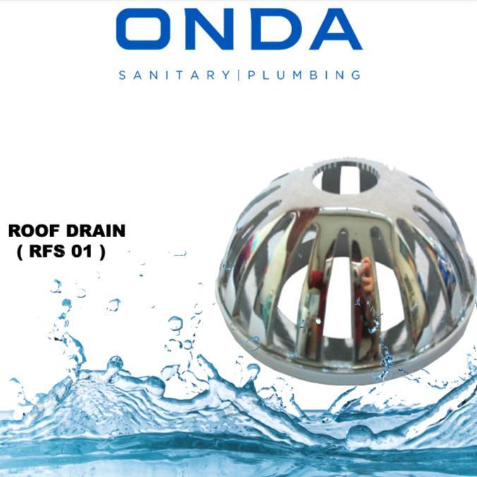 saringan stainless saluran lubang pembuangan kotor got balkon dak lantai dua 2 strainer bolong talan