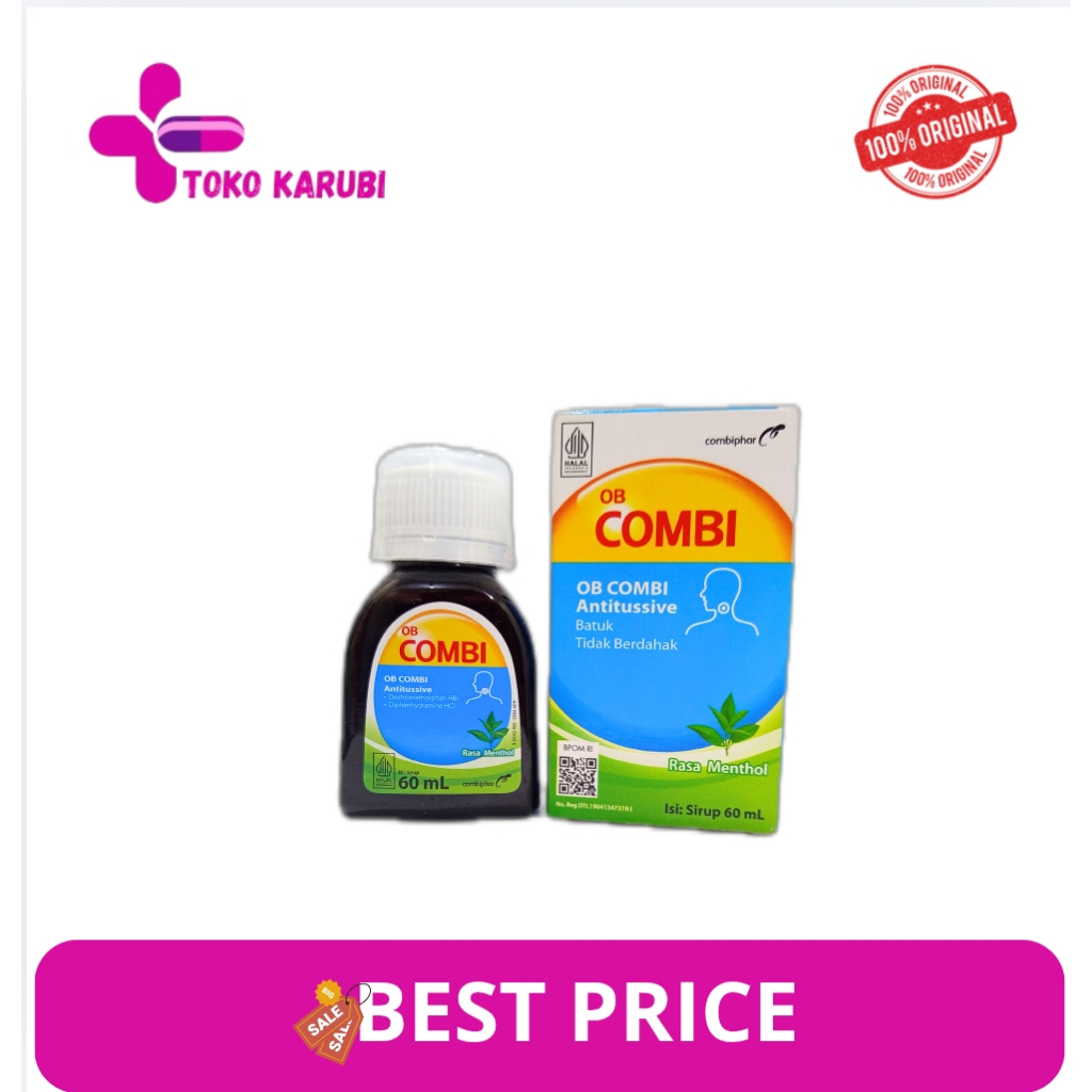OB COMBI ANTITUSSIVE MENTHOL 60ML
