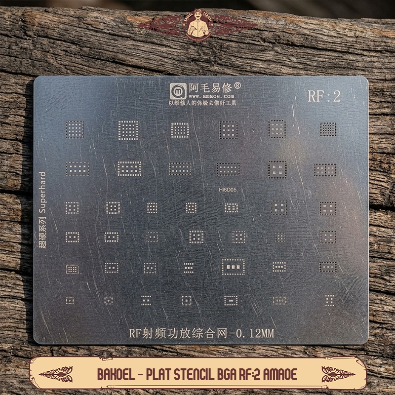 Plat Cetakan Amaoe RF:2 / Cetakan IC Amaoe RF 2 / Cetakan BGA Amaoe RF2 / Amaoe BGA Rebaling RF 2