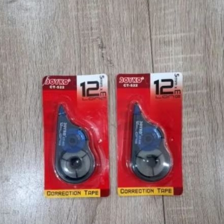 Tipe-X Kertas Joyko CT-522 12m Long / Corecction Tape Joyko CT - 522