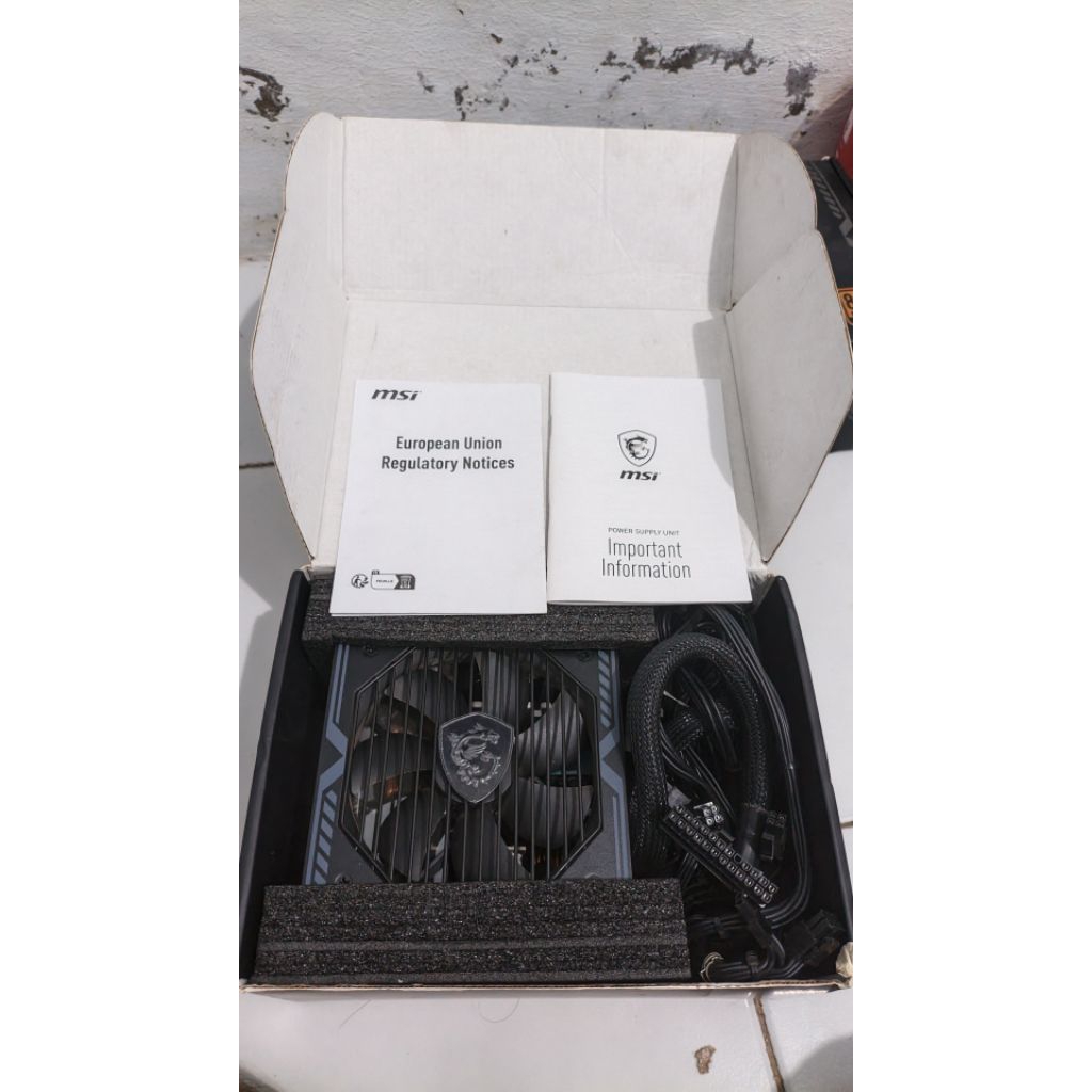 PSU MSi MAG A550BN 550w 80+ Bronze