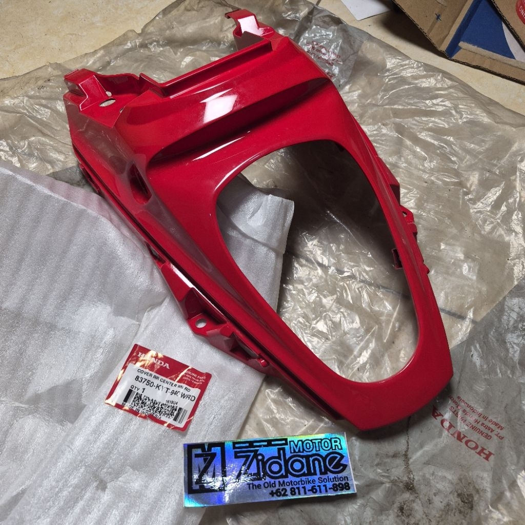cover kafer kofer lampu stop lamp belakang merah cabai cabe honda scoopy karbu merah cabe original A