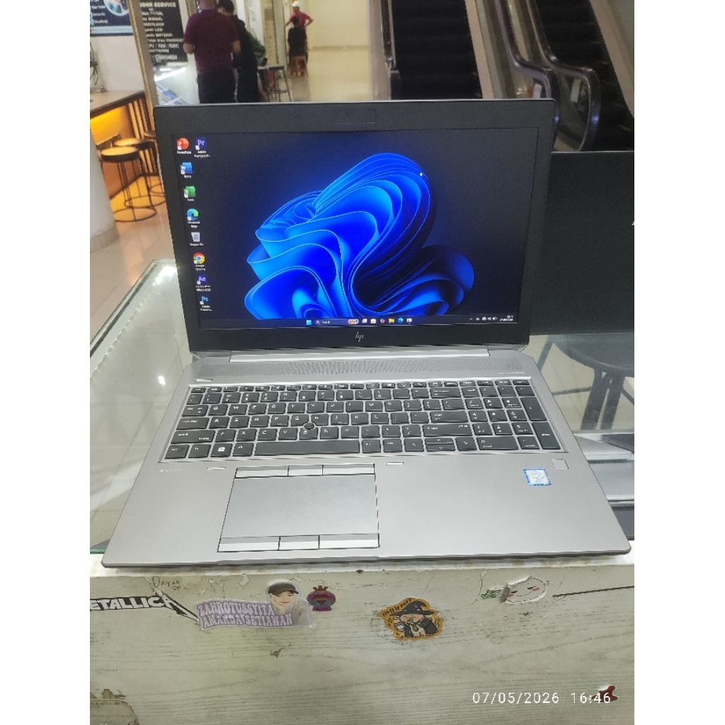 Laptop WorkStation HP Zbook 15 G6 15inc Intel Core i9-9880H Ram 16GB 512GB Vga Nvidia Quadro T1000 4