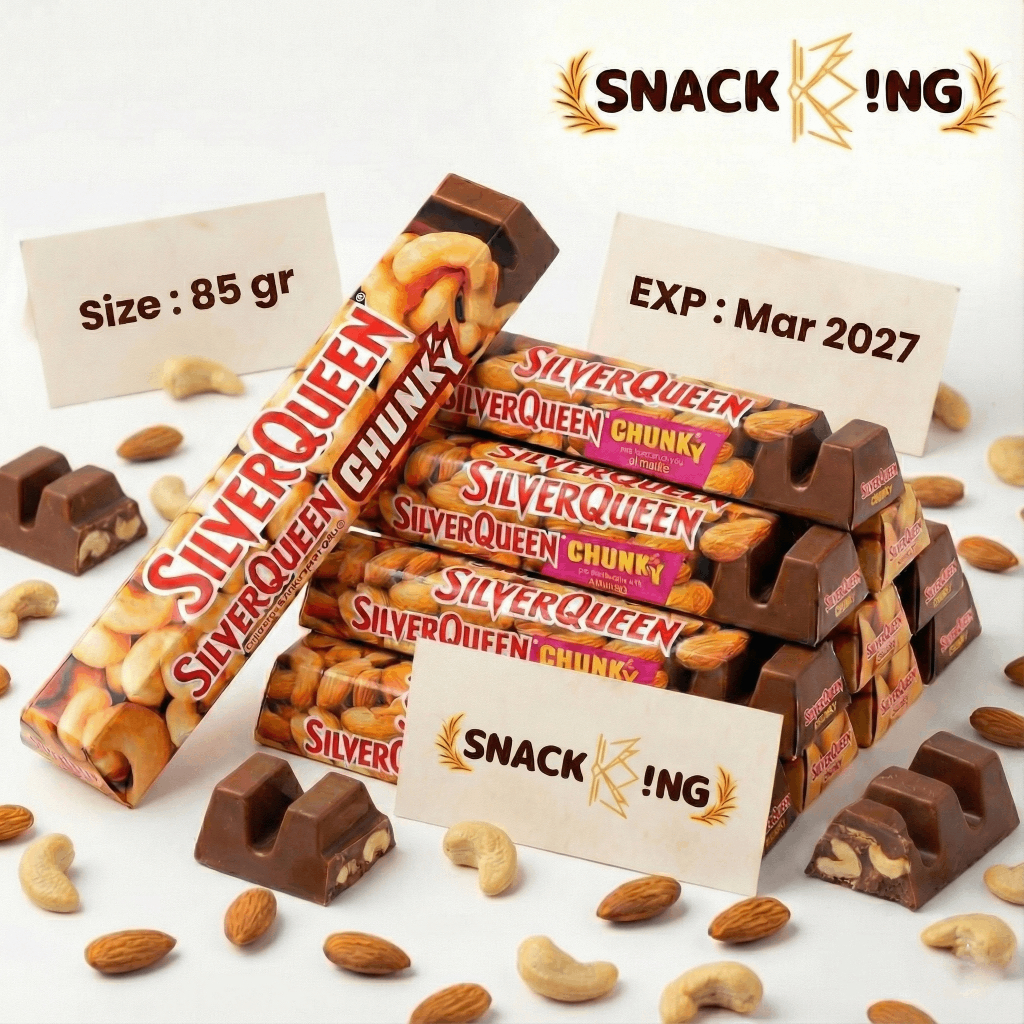 Promo Bundling Isi 5 Cokelat SilverQueen Chunky Bar Besar 82gr EXP SEP 26