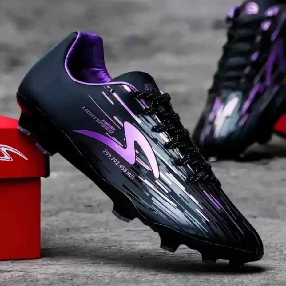 SEPATU BOLA ACCELERATOR LIGHTSPEED REBORN FG SILVER BLACK AQUA