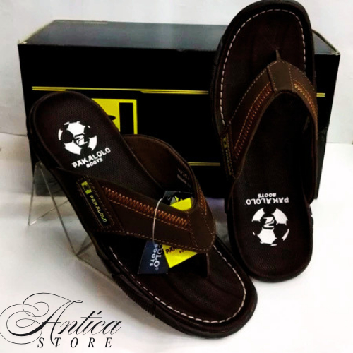 Sandal Jepit Pakalolo Kulit Sintetis Anti Licin Multiwarna Ukuran 39-44