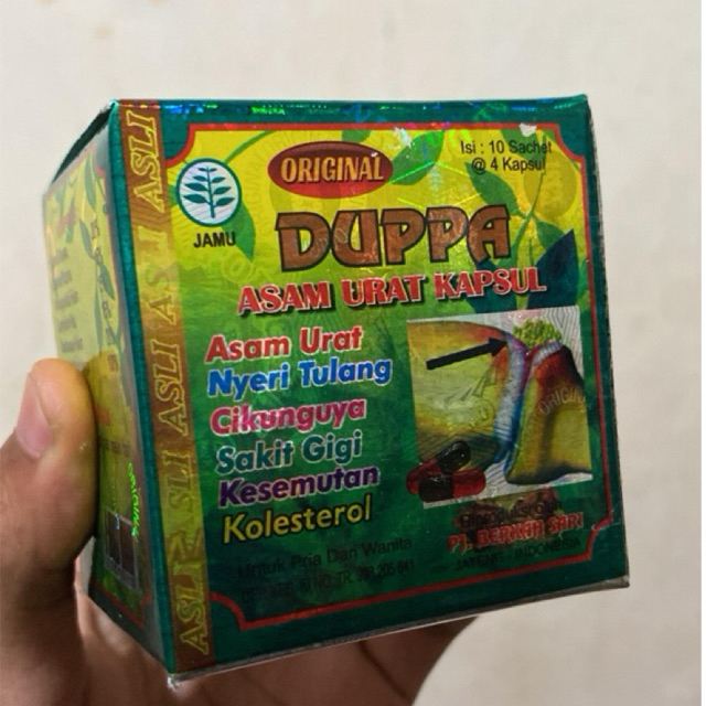 duppa kapsul original asam urat pegalinu