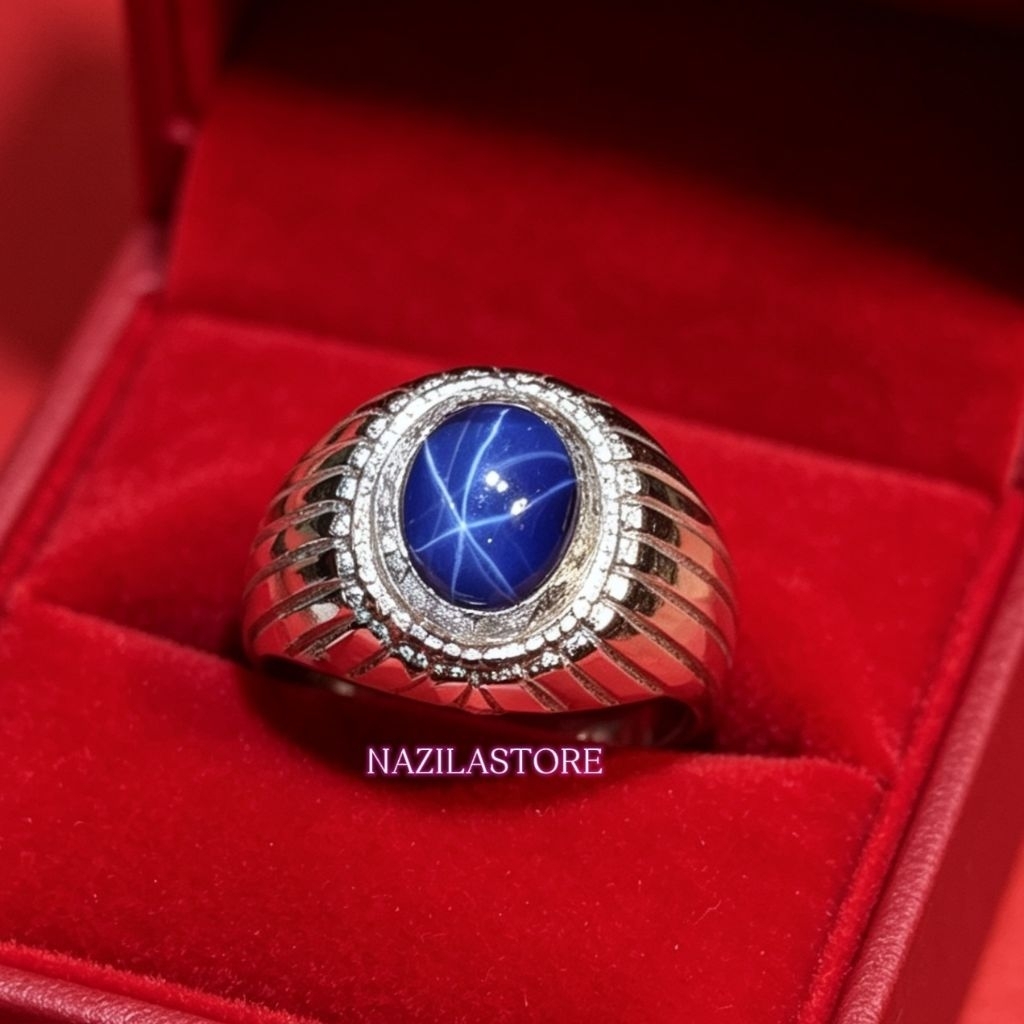 CINCIN BATU AMERICAN STAR (BLUE STAR 6) ASLI BANGKOK TERMURAH