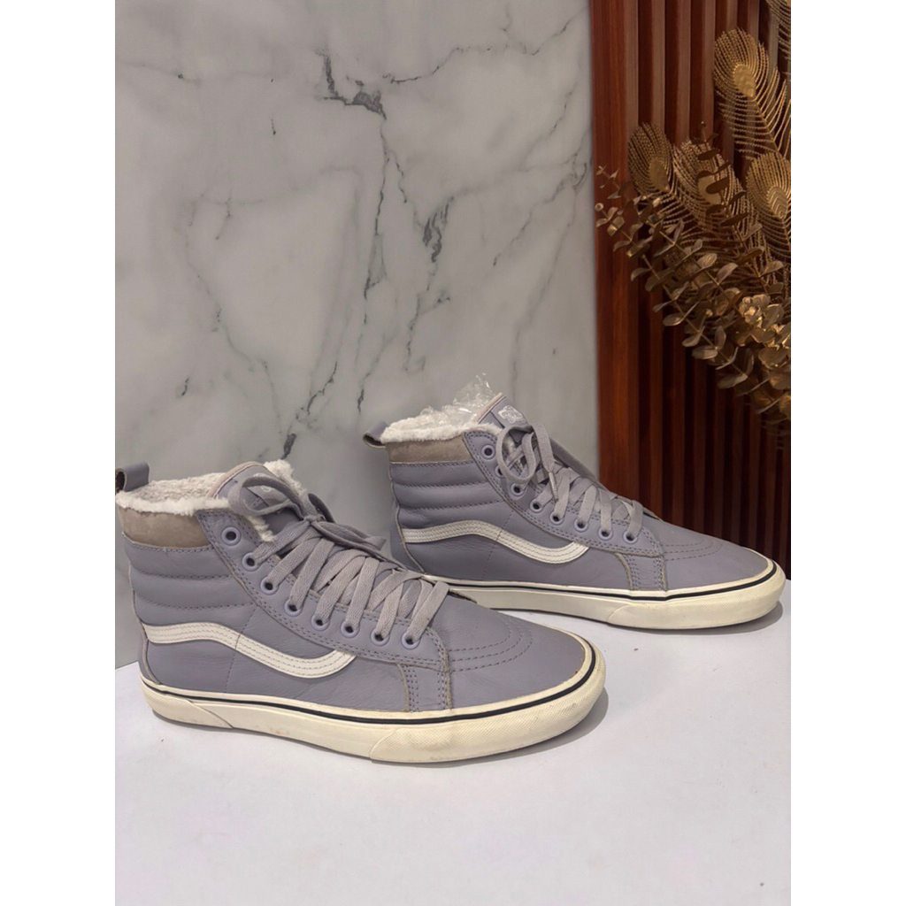 sepatu vans high kulit second original