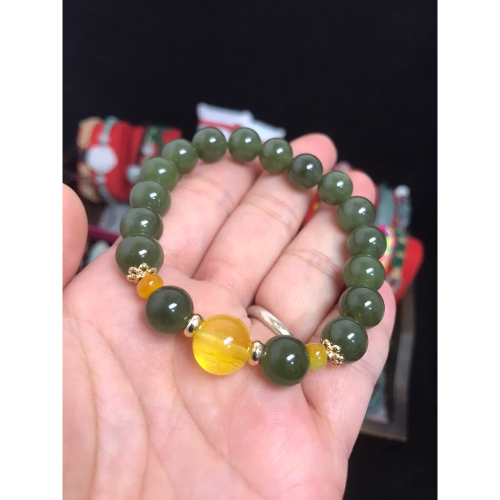 gelang giok hetian | gelang tangan giok | hetian jade