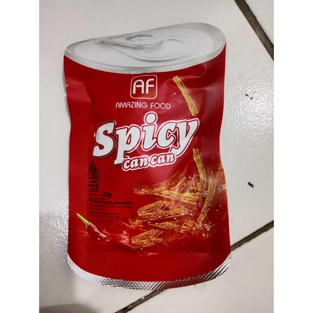 Baru Amazing Food SPICY Can Can Latiao Halal Lezat Pedas Gurih Manis