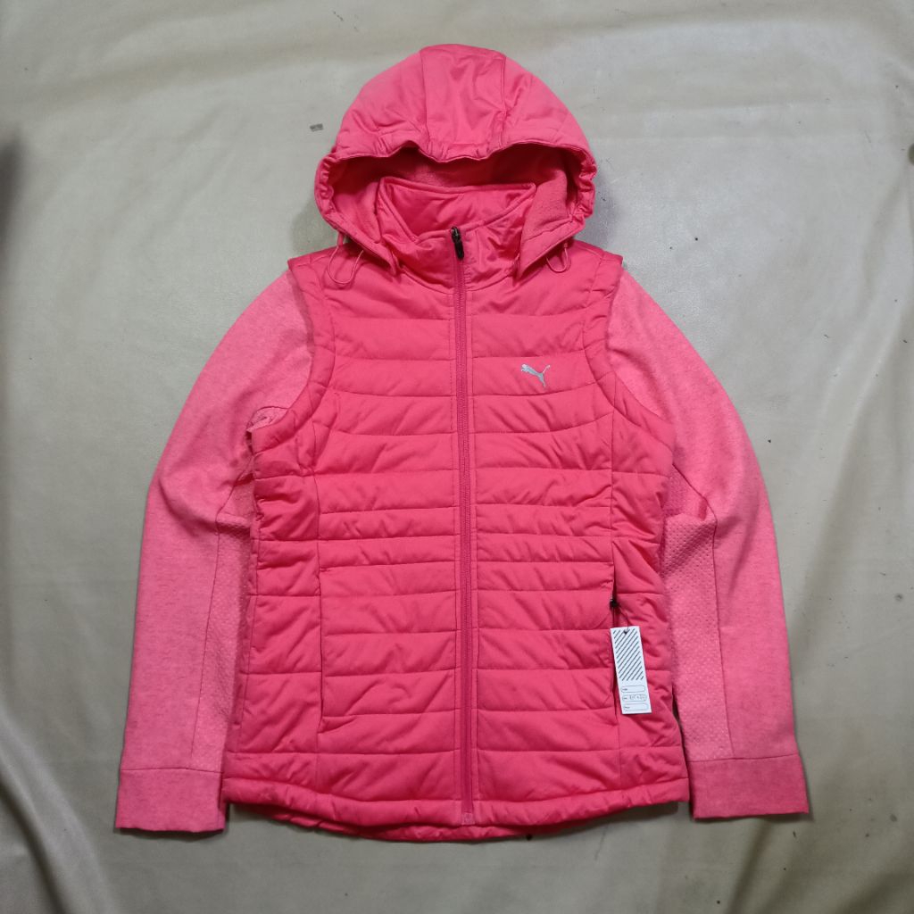 PUMA padded jacket hybrid pink used verygood