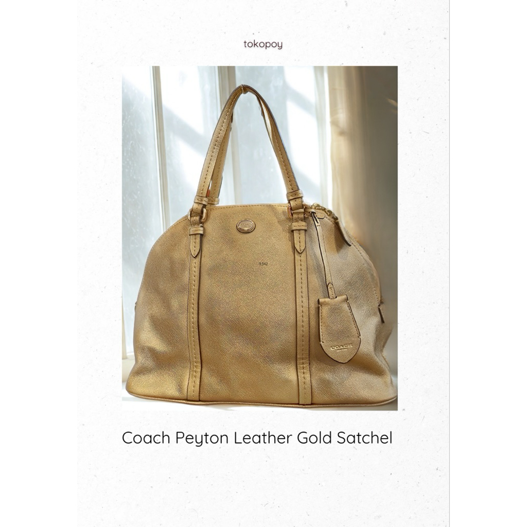 coach vintage peyton leather