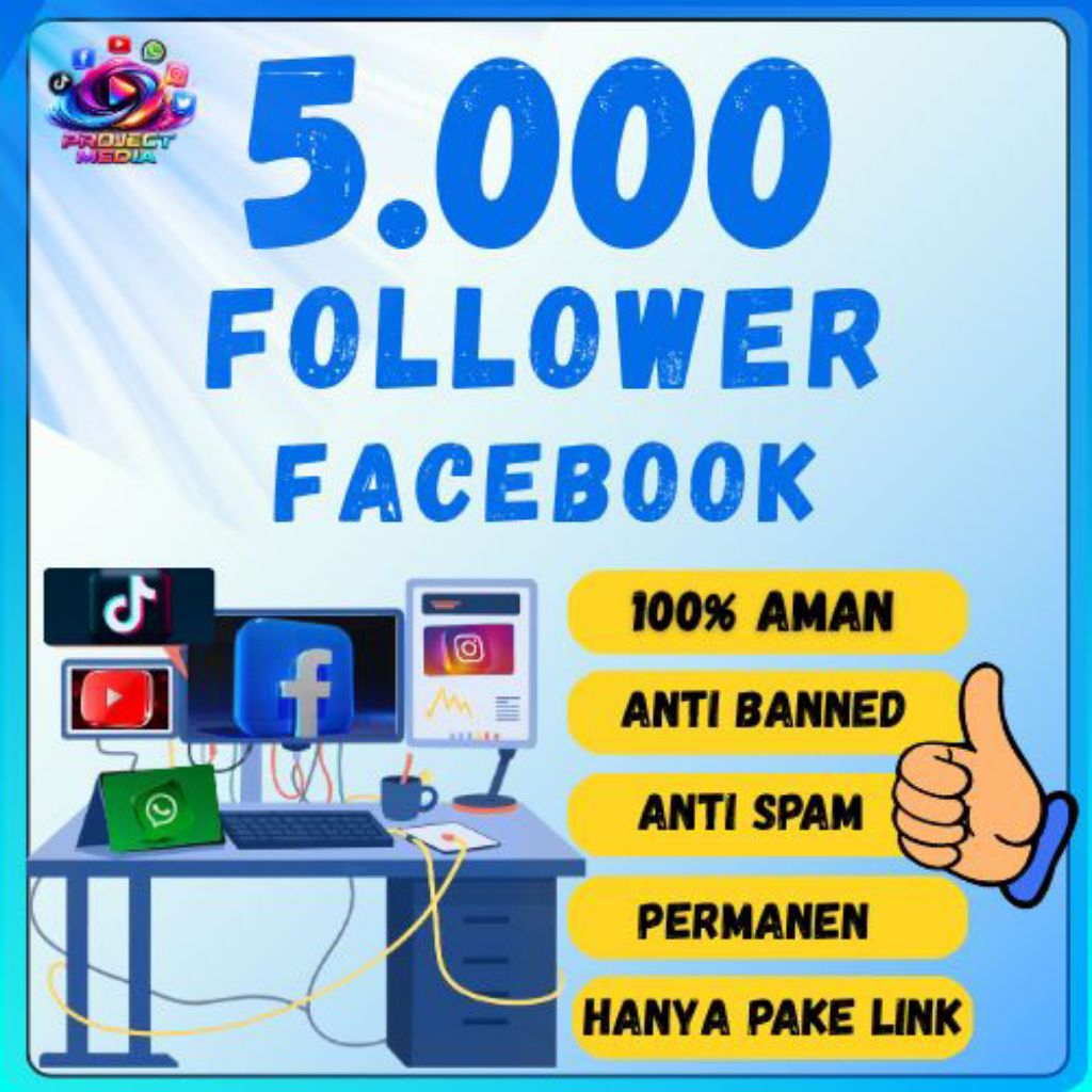 Follower Facebook Pengikut Facebook Aman Untuk Monetisasi Halaman / Fanspage dan Profil Termurah