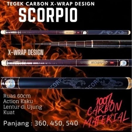 tegek Orca Scorpio packing pipa pvc | tegek ringan tegek kaku tegek waduk