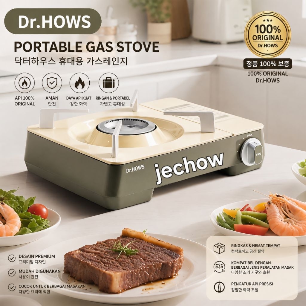 Ready Kompor Gas Portable Dr. Hows Original 100% / Twinkle Portable Stove Dr. Hows / Kompor Portable