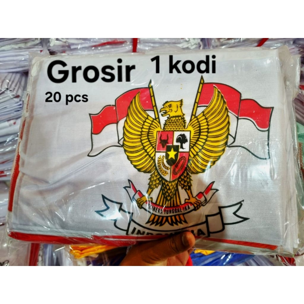 Grosir 1 kodi ( 20 pcs ) Umbul umbul Layur Garuda 3 & 4 METER