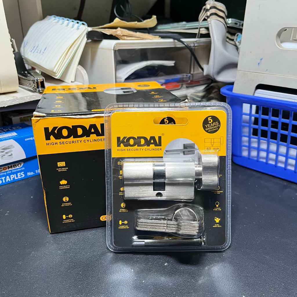 KODAI SILINDER KUNCI KNOB / SILINDER KUNCI KNOB KUNINGAN KODAI / SILINDER PUTAR KNOB KODAI 60MM