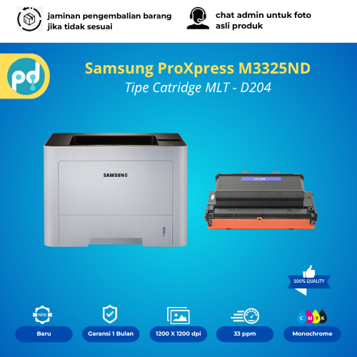 Printer Samsung ProXpress M3325ND Bekas Pakai - Fullset Box Original - Normal