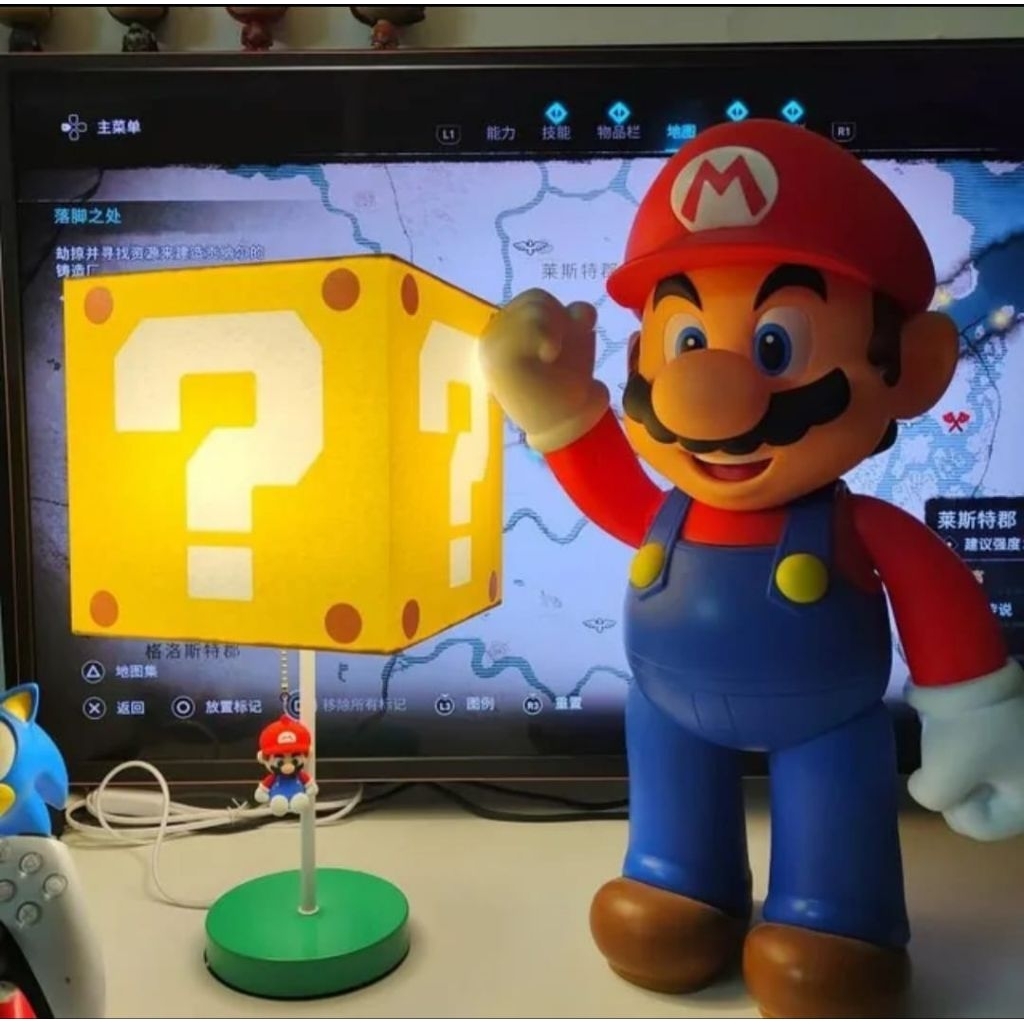 Lampu LED Mario / Lampu gaming/ Lampu aesthetic/ Lampu tidur