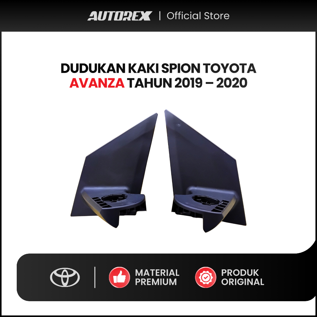Dudukan Kaca Spion Toyota Avanza 2019-2021 Kiri Kanan | Bracket Kaki Spion Avanza Veloz Original