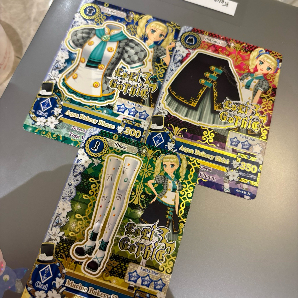 Loli Gothic Set/Satuan. Aikatsu card ORIGINAL 100% [BACA DESC]