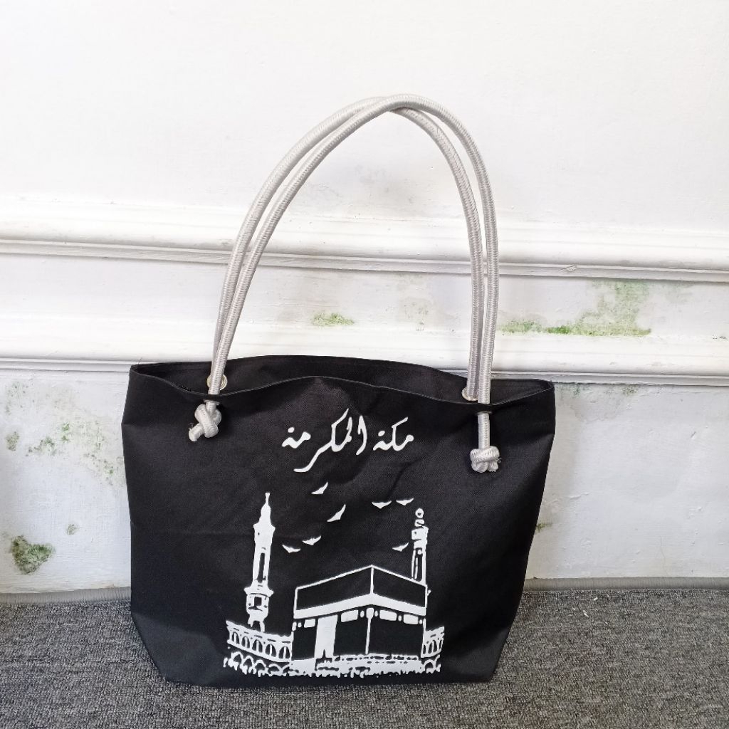 Tote bag souvenir oleh oleh haji/umroh